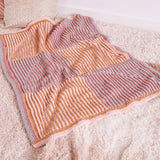Free Bernat Illusion Knit Blanket Pattern