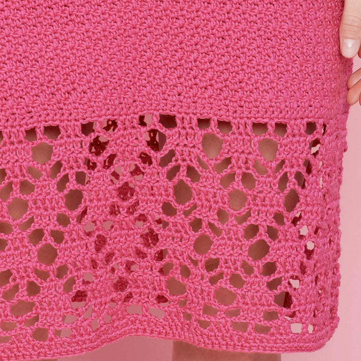 Free Crochet Lace Trim Tank Dress Pattern