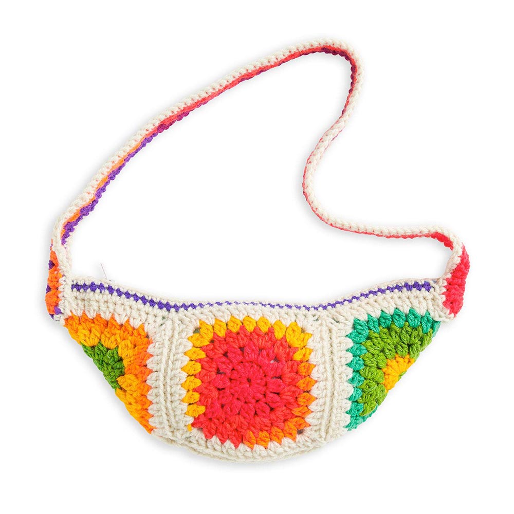 Free Crochet Granny Fanny Bag Pattern