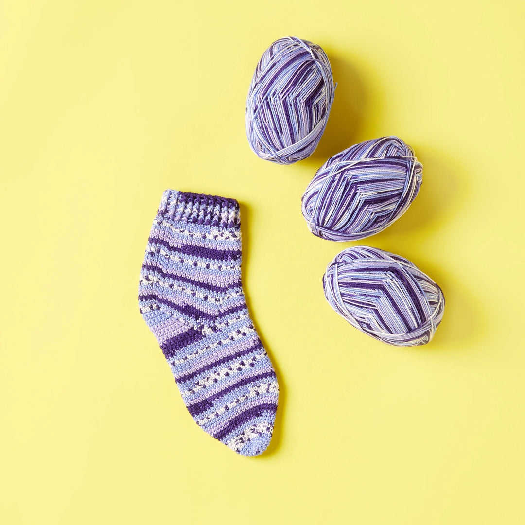 Free Kid's Crochet Socks Pattern