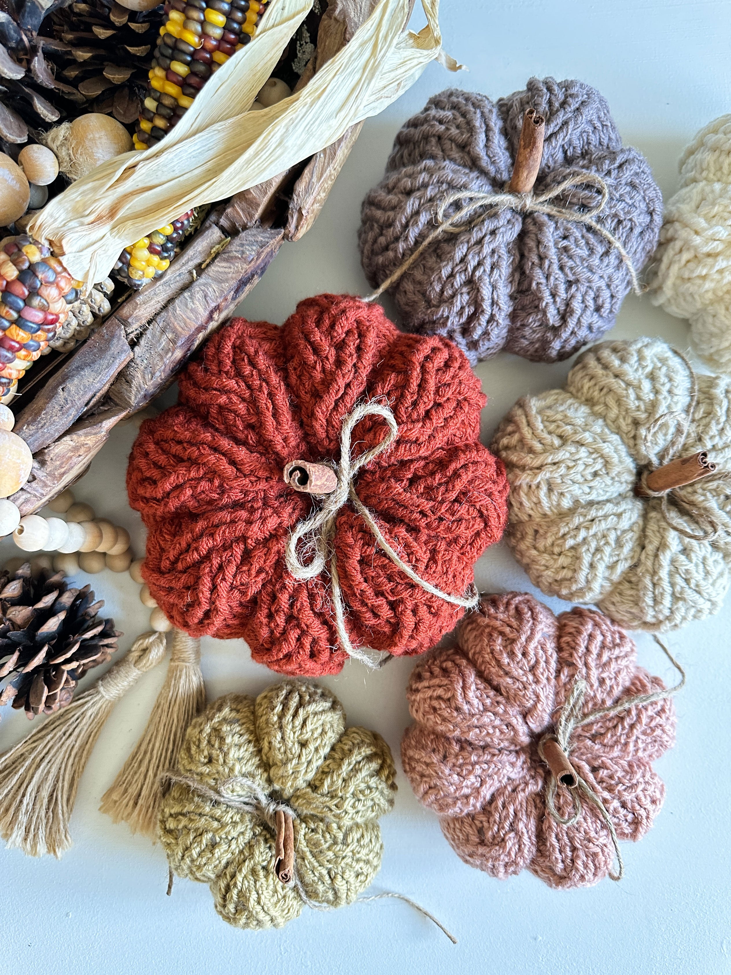 Cozy Cottage Cable Pumpkin Kit – Mary Maxim