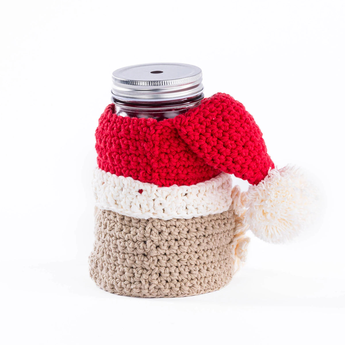 Free Jolly Jar Cozy Pattern
