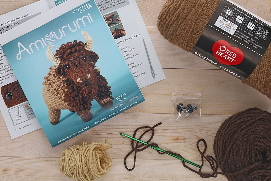 Bison Amigurumi Kit
