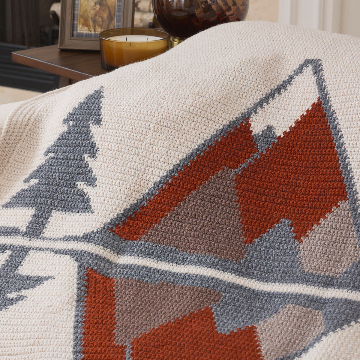 Lake Tahoe Crochet Blanket
