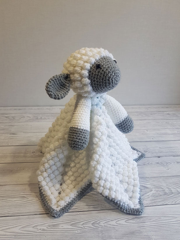 Liam the Lamb Crochet Baby Lovey