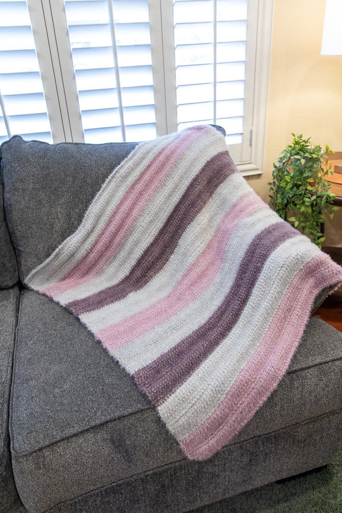 Purely Soft Striped Blanket