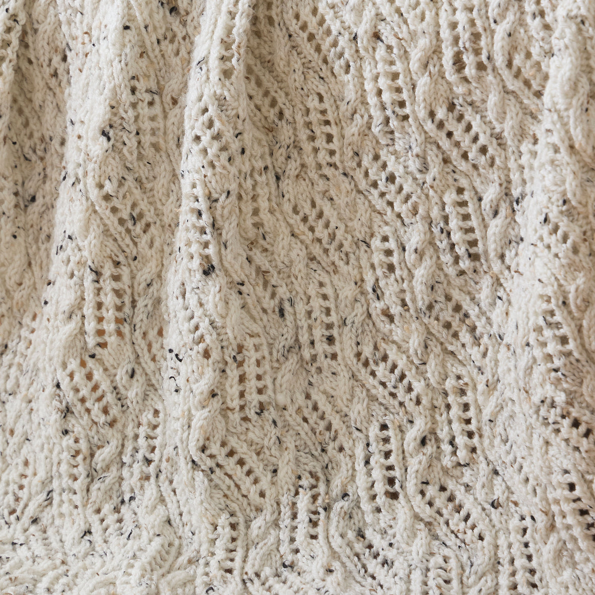 Lovely Lanterns Knit Afghan