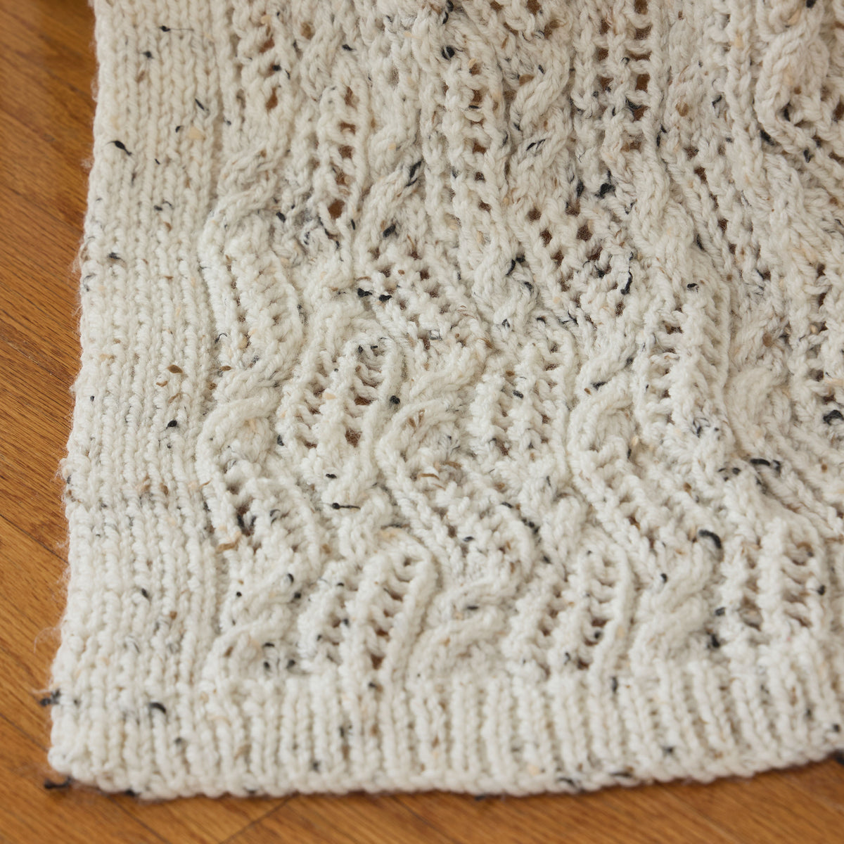 Lovely Lanterns Knit Afghan