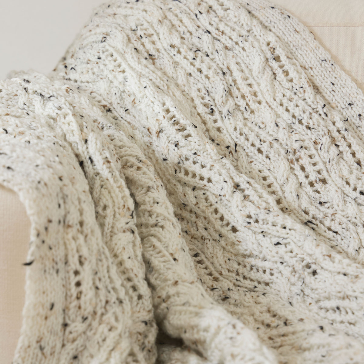 Lovely Lanterns Knit Afghan