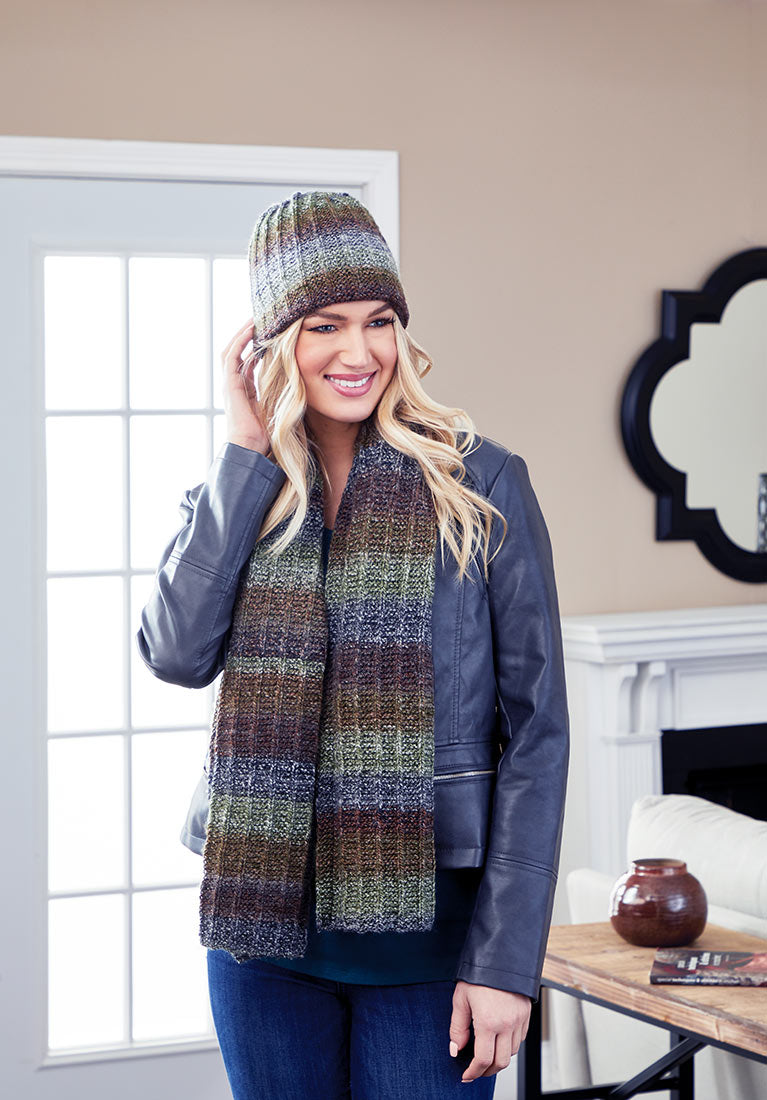Garter Rib Hat and Scarf Pattern