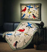 Wild Birds Afghan Pattern