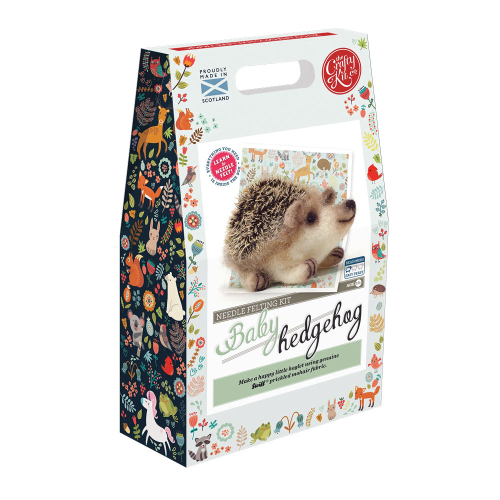 Hedgehog Needle Felting Kit