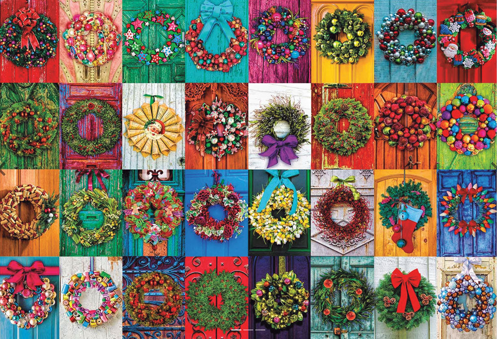 Holiday Wreaths Jigsaw Puzzle