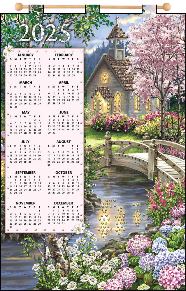 Spring Chapel 2025 Felt Sequin Calendar