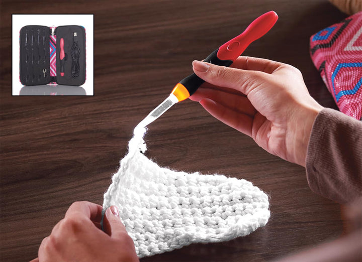 LED Lighted Crochet Hook Kit