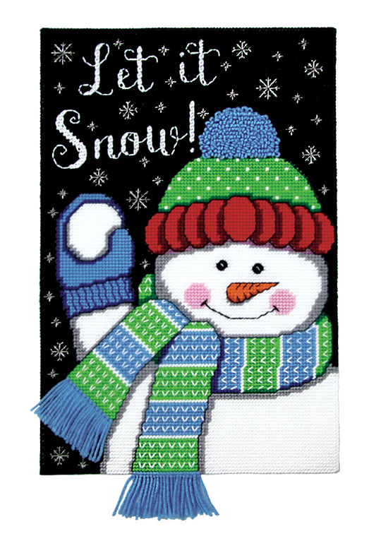 Snow Much Fun Plastic Canvas Wall Hanging Kit Mary Maxim