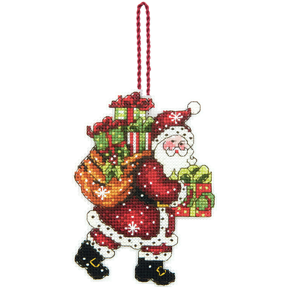 Santa 14 ct. Ornament
