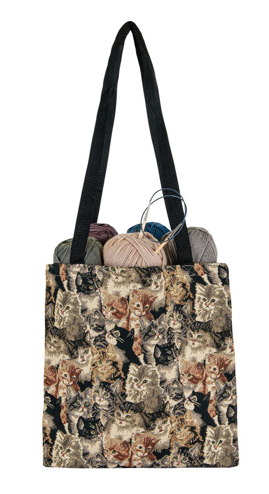 Kitten Tapestry Handbag
