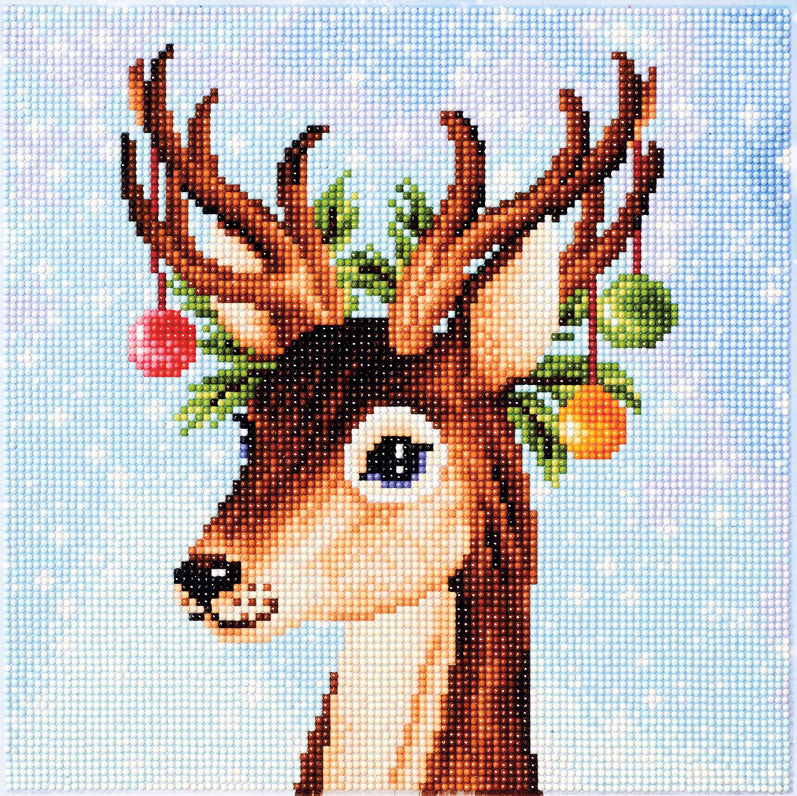 Holiday Deer Diamond Art Kit