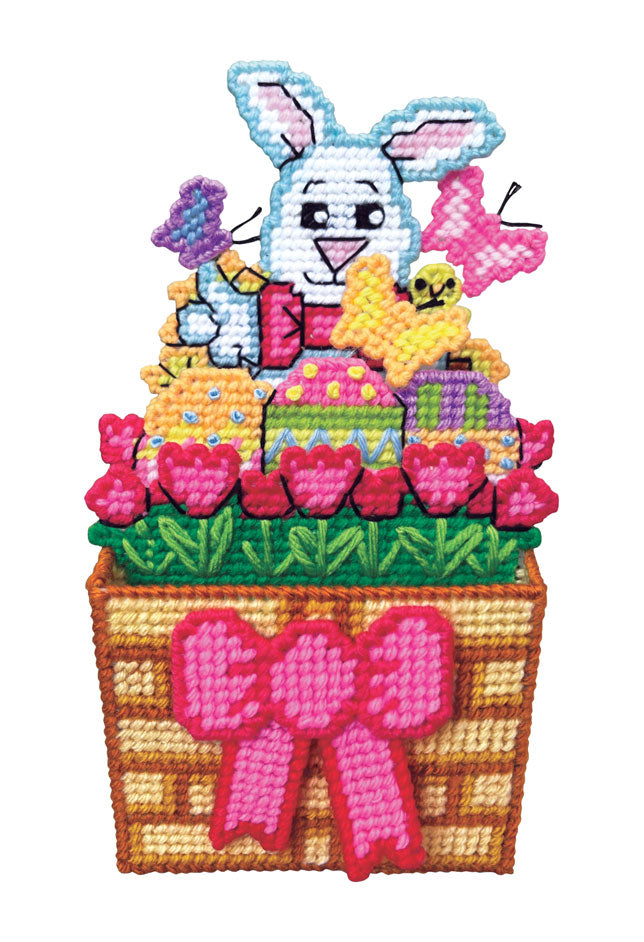 Bunny in a Box Plastic Canvas Kit