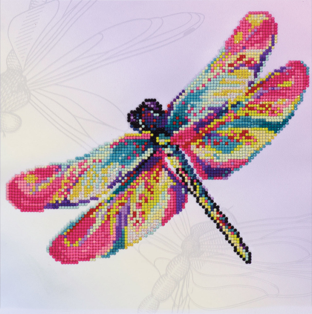Dragonfly Glissen Diamond Dotz Kit Mary Maxim