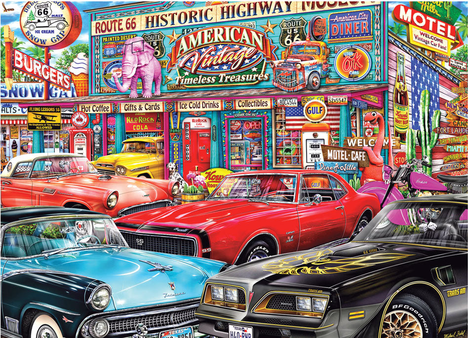 流しのOO時 2 VINTAGE ROAD COLLECTION Historic Highway Jigsaw Puzzle – Mary Maxim
