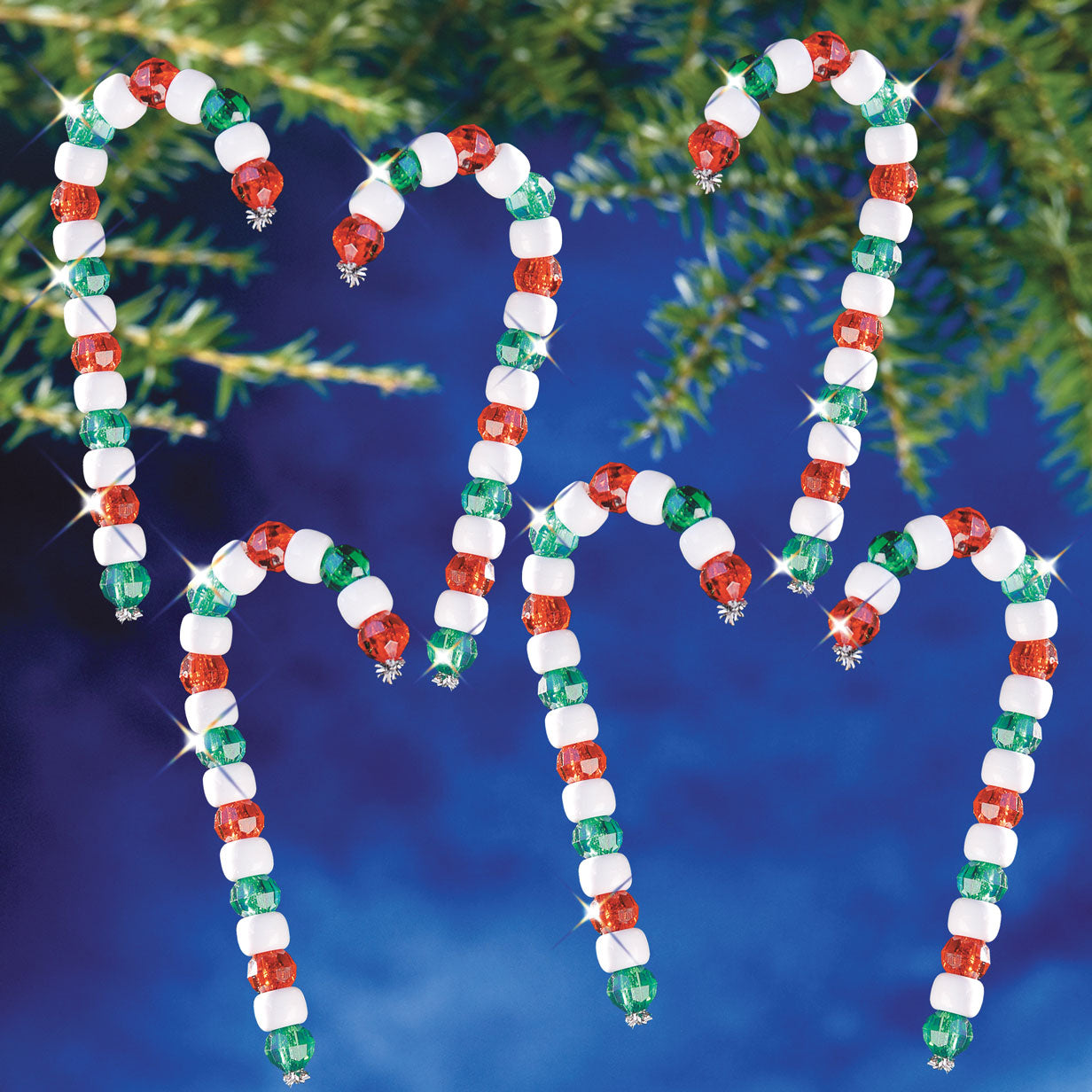 Easy Candy Cane Beaded Ornament Kit – Mary Maxim