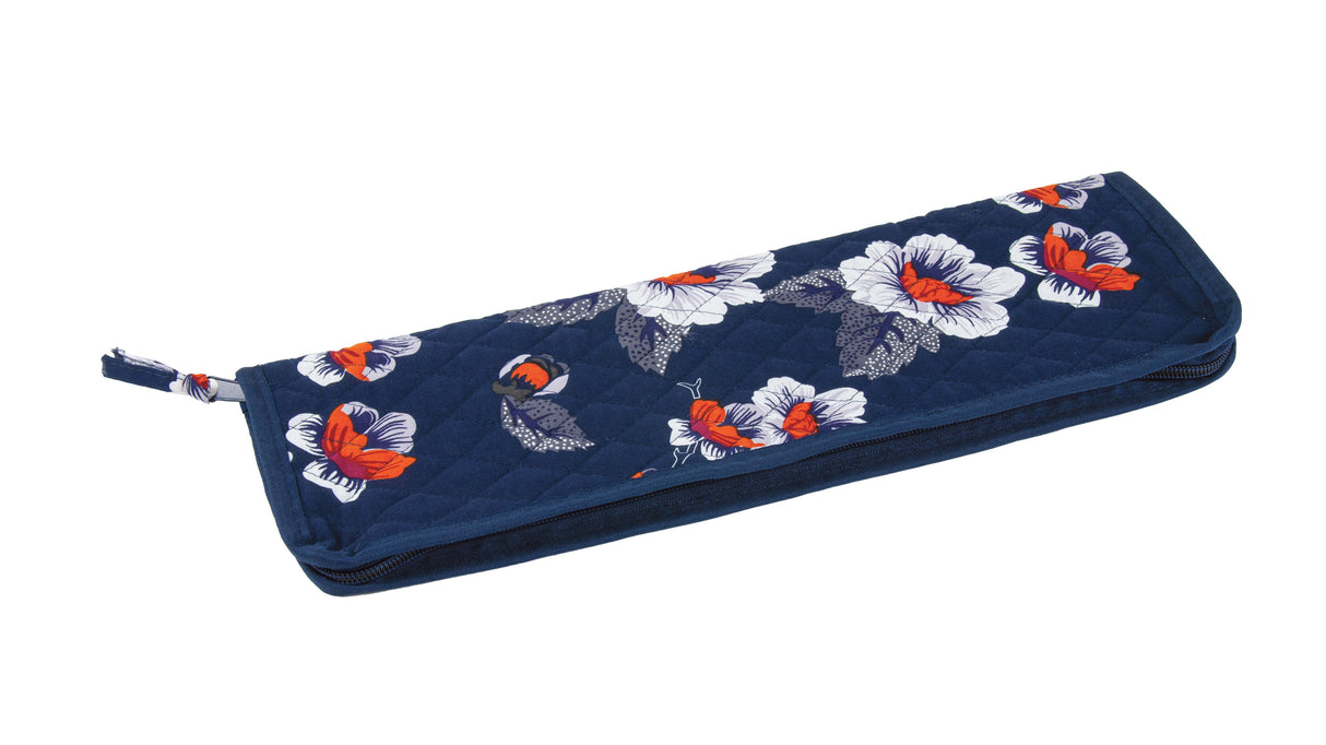 Elegant Blooms Zippered Needle Case