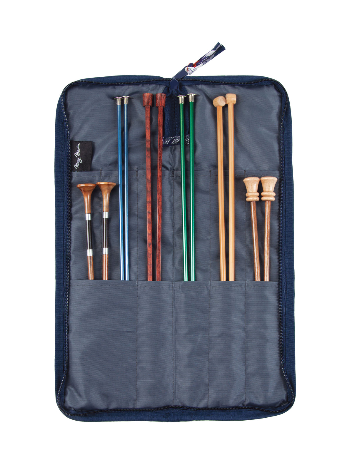 Elegant Blooms Zippered Needle Case