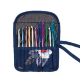 Elegant Blooms Crochet Rollup Case