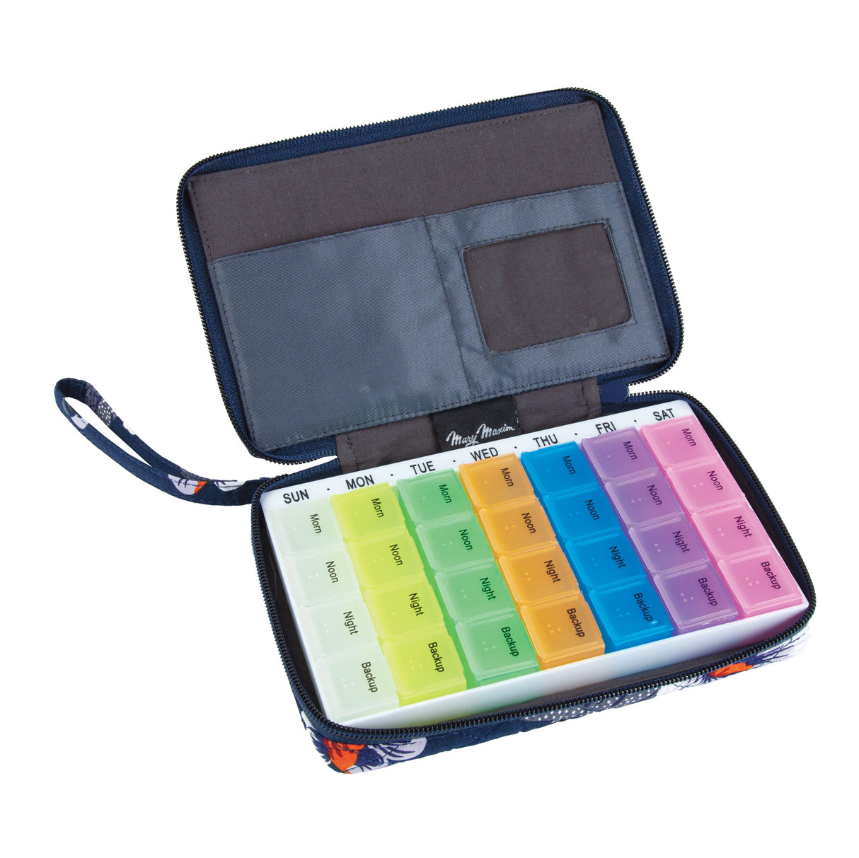 Elegant Blooms Big Pill Case