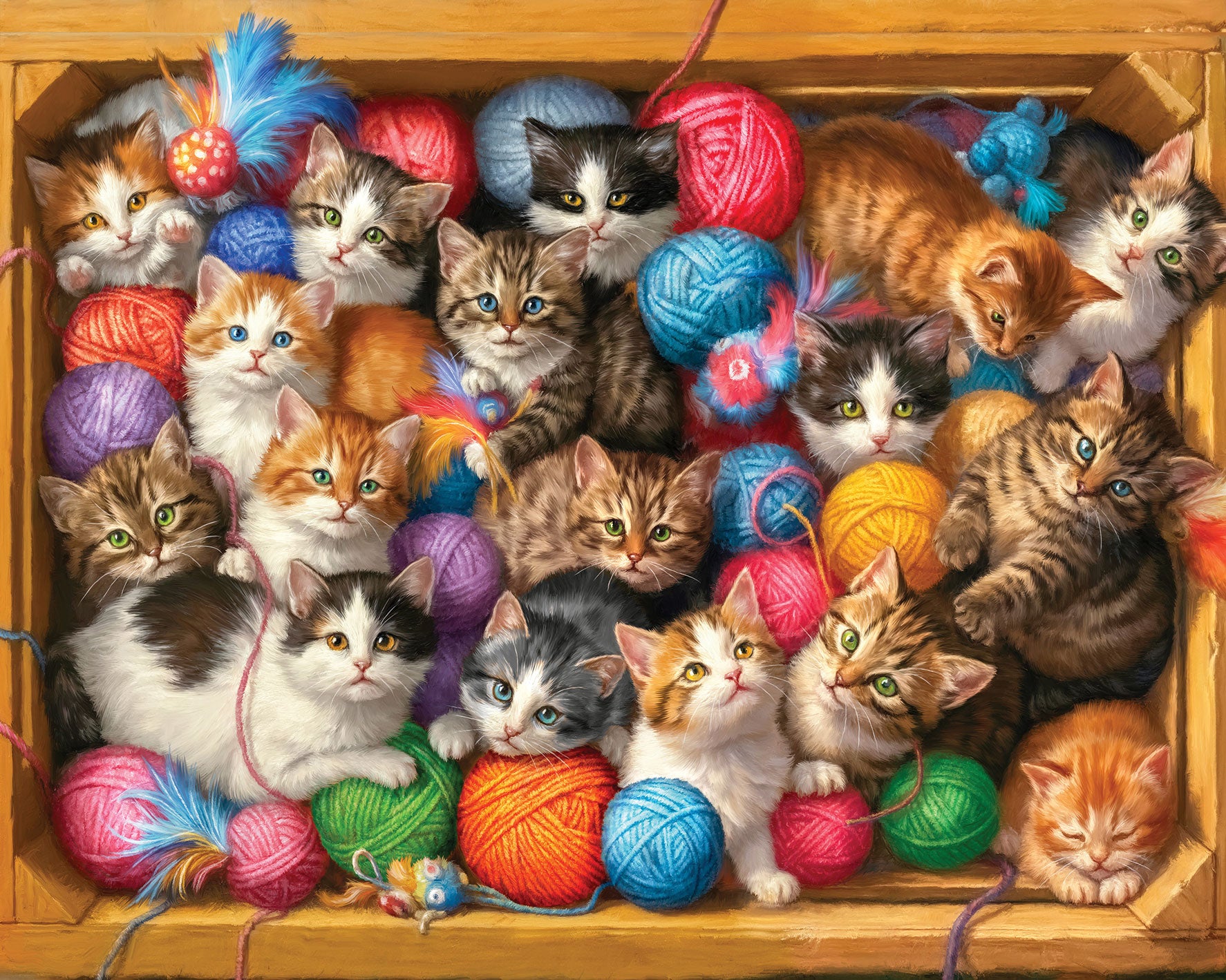 Kittens Galore Jigsaw Puzzle – Mary Maxim
