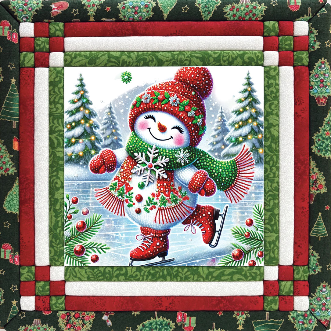 Snowlady Skater Quilt Magic Kit