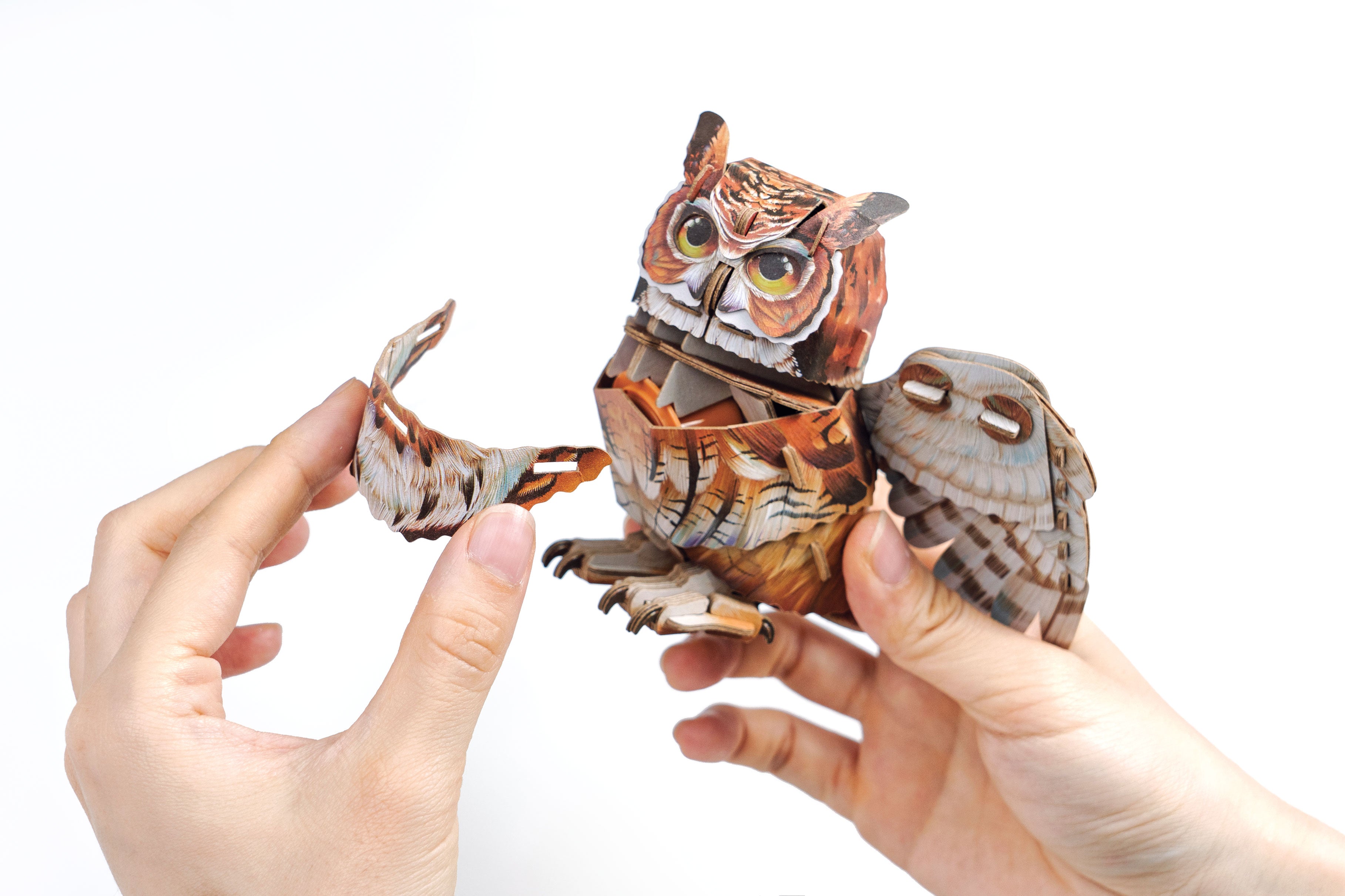 Great Horned Owl 3D Bird Puzzle – Mary Maxim