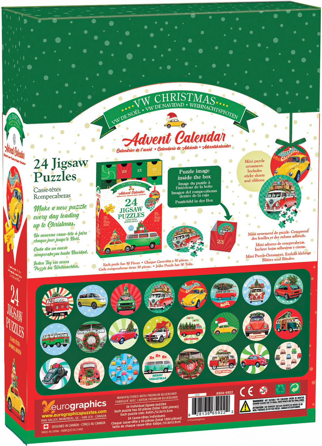 VW Christmas Advent Calendar Puzzles