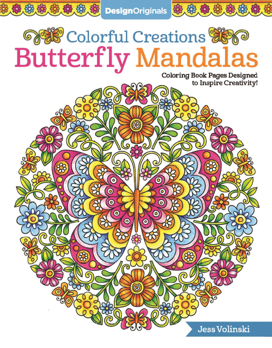 Butterfly Mandalas Coloring Book