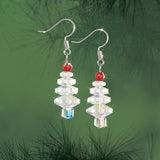 Crystal Christmas Tree Crystal Earring Set