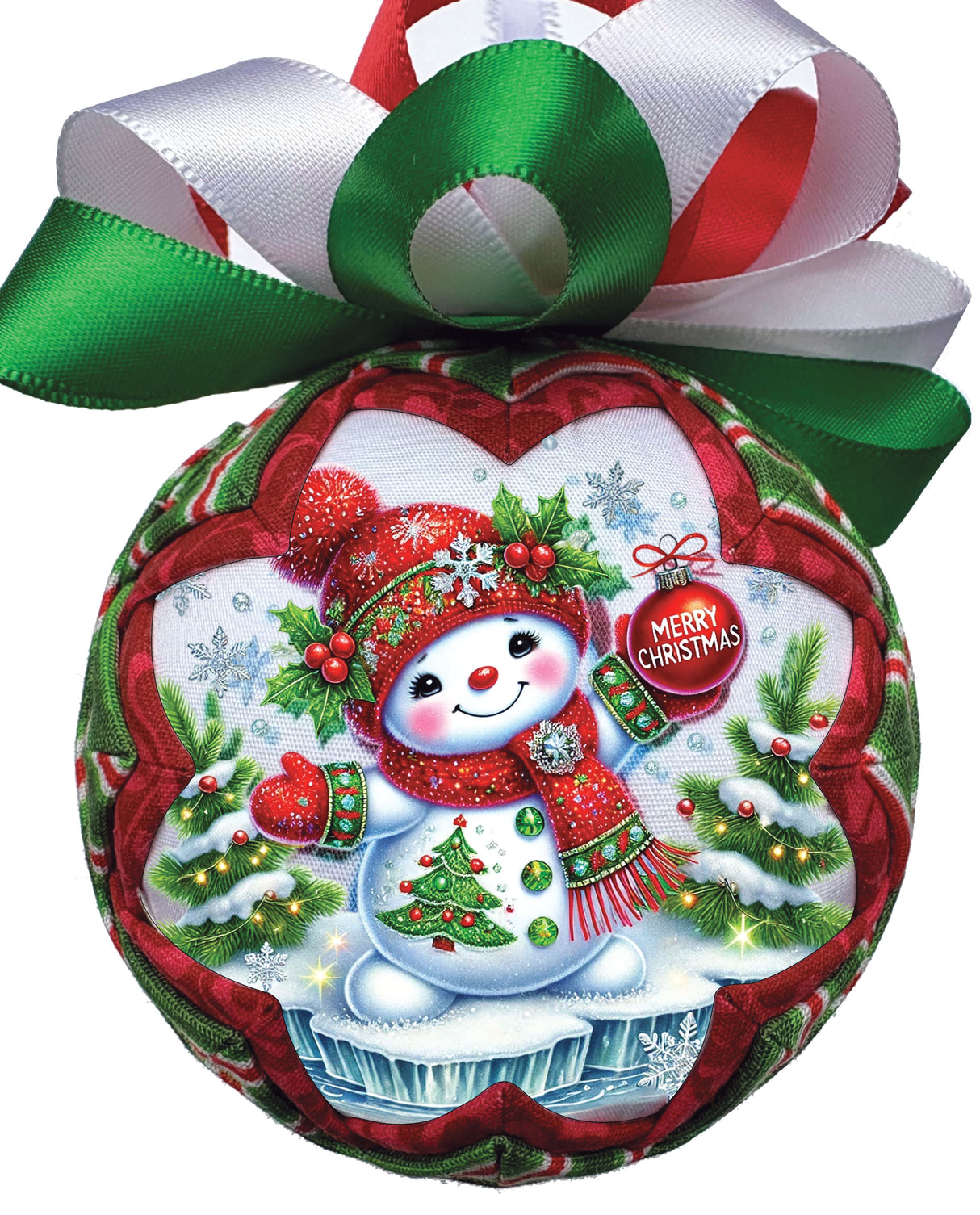 Snowman Quilted Ornament Kit