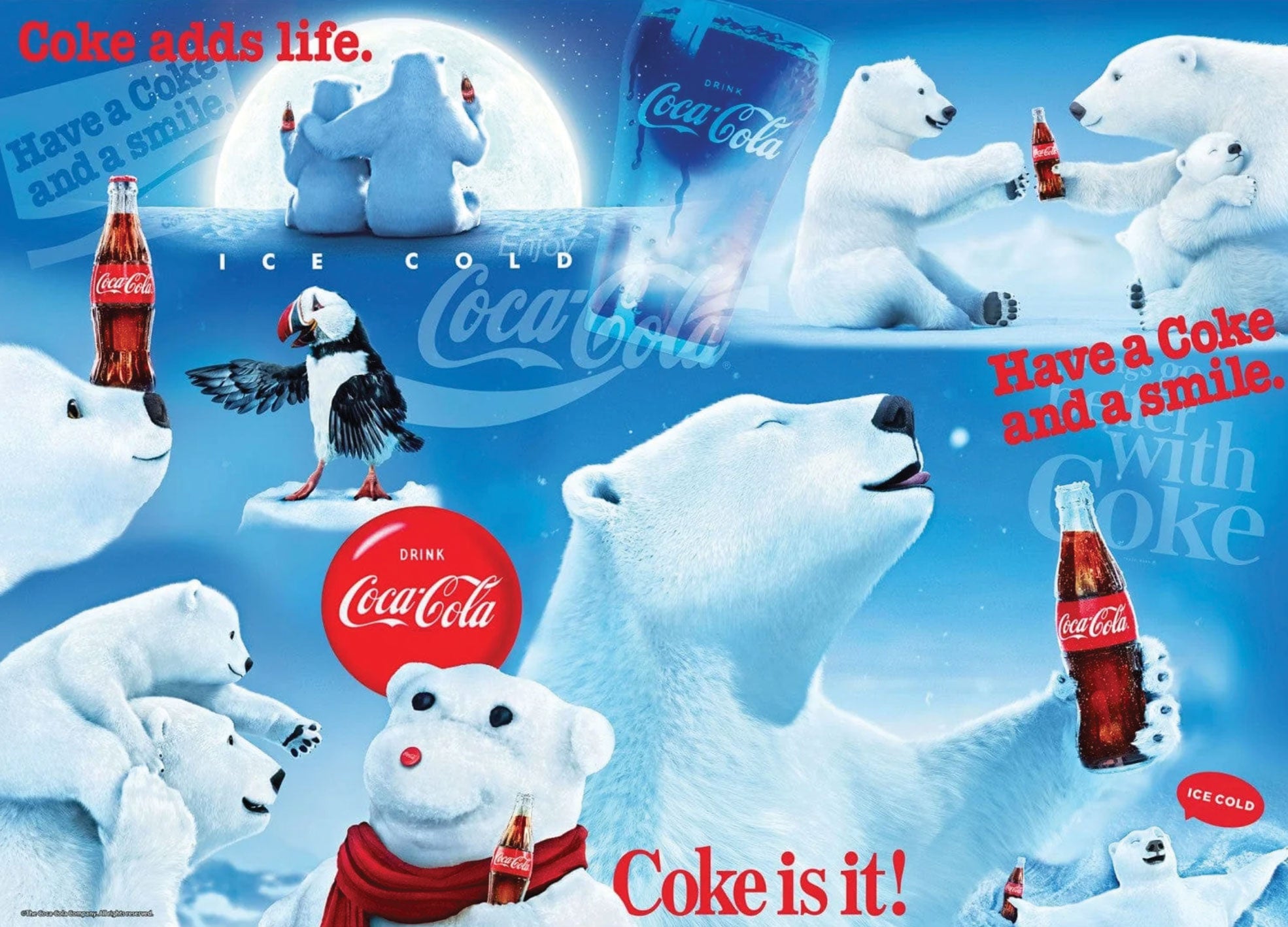 Coca-Cola Polar Bears Jigsaw Puzzle – Mary Maxim