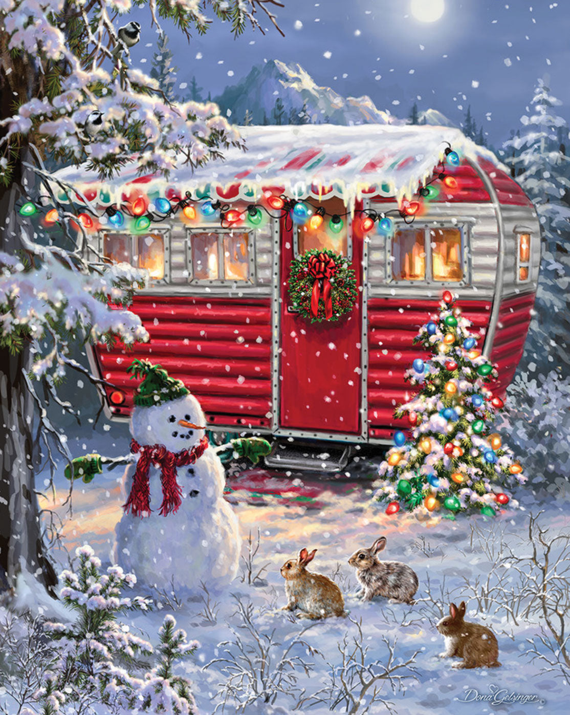 Snowy Retreat Jigsaw Puzzle