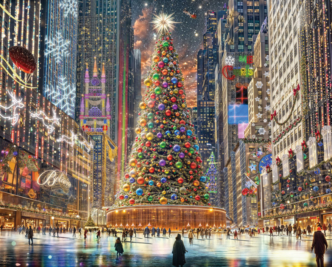 Christmas in the City Jigsaw Puzzle