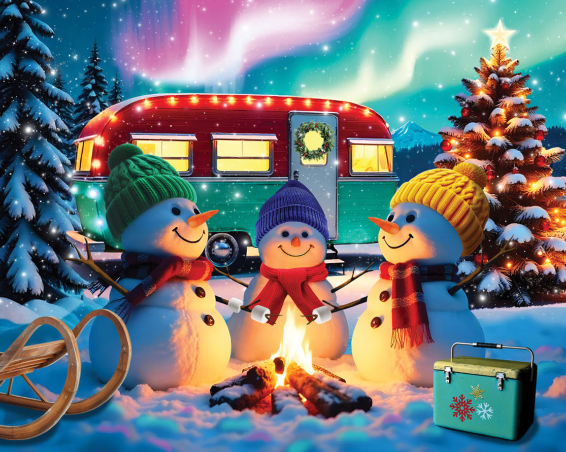Christmas Camper Jigsaw Puzzle
