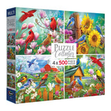 4 in 1 Songbirds Jigsaw Puzzles