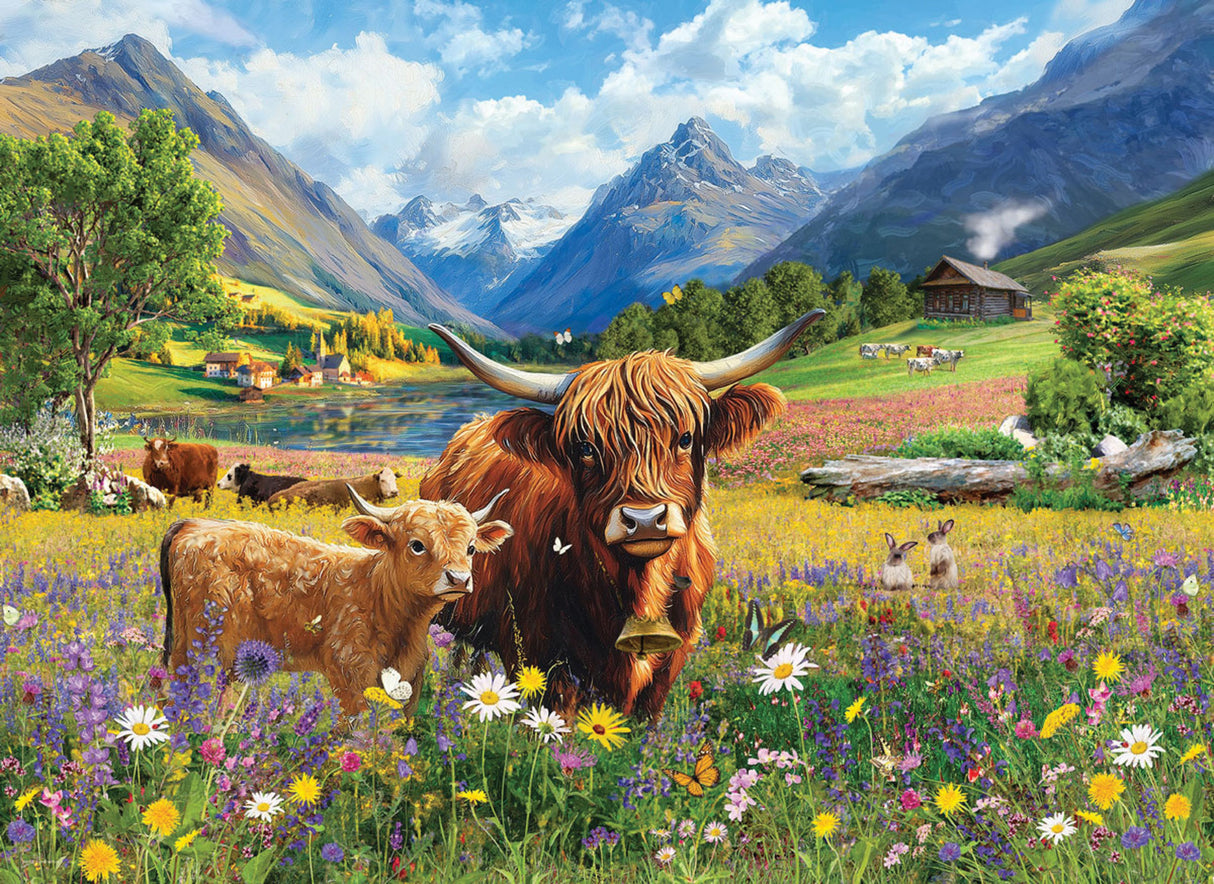 Highland Cows Jigsaw Puzzle
