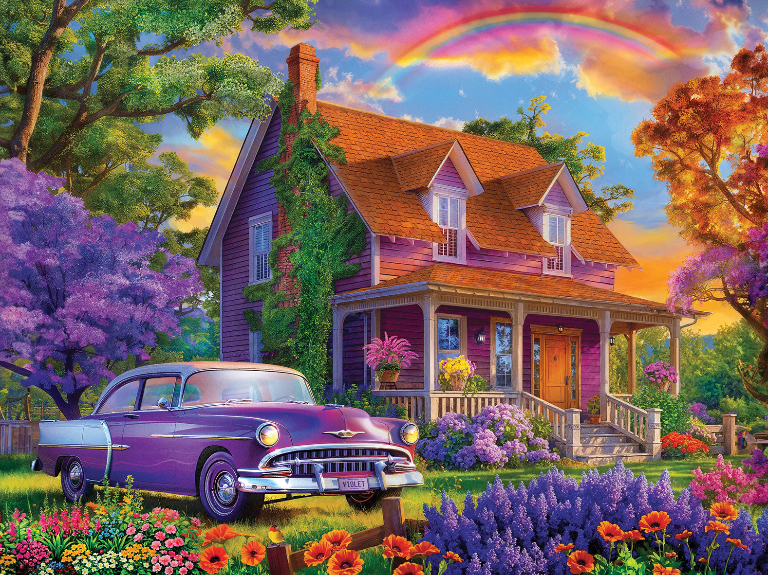 Violet Lives Here Jigsaw Puzzle – Mary Maxim