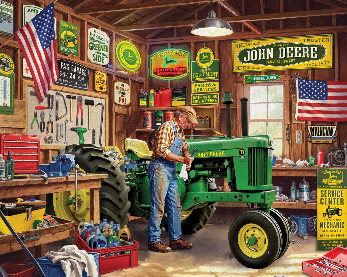 John Deere "Gradpa's Garage" Jigsaw Puzzle