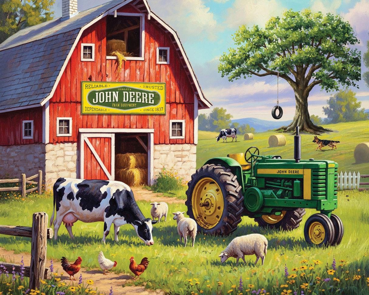 John Deere "Country Morning" Jigsaw Puzzle