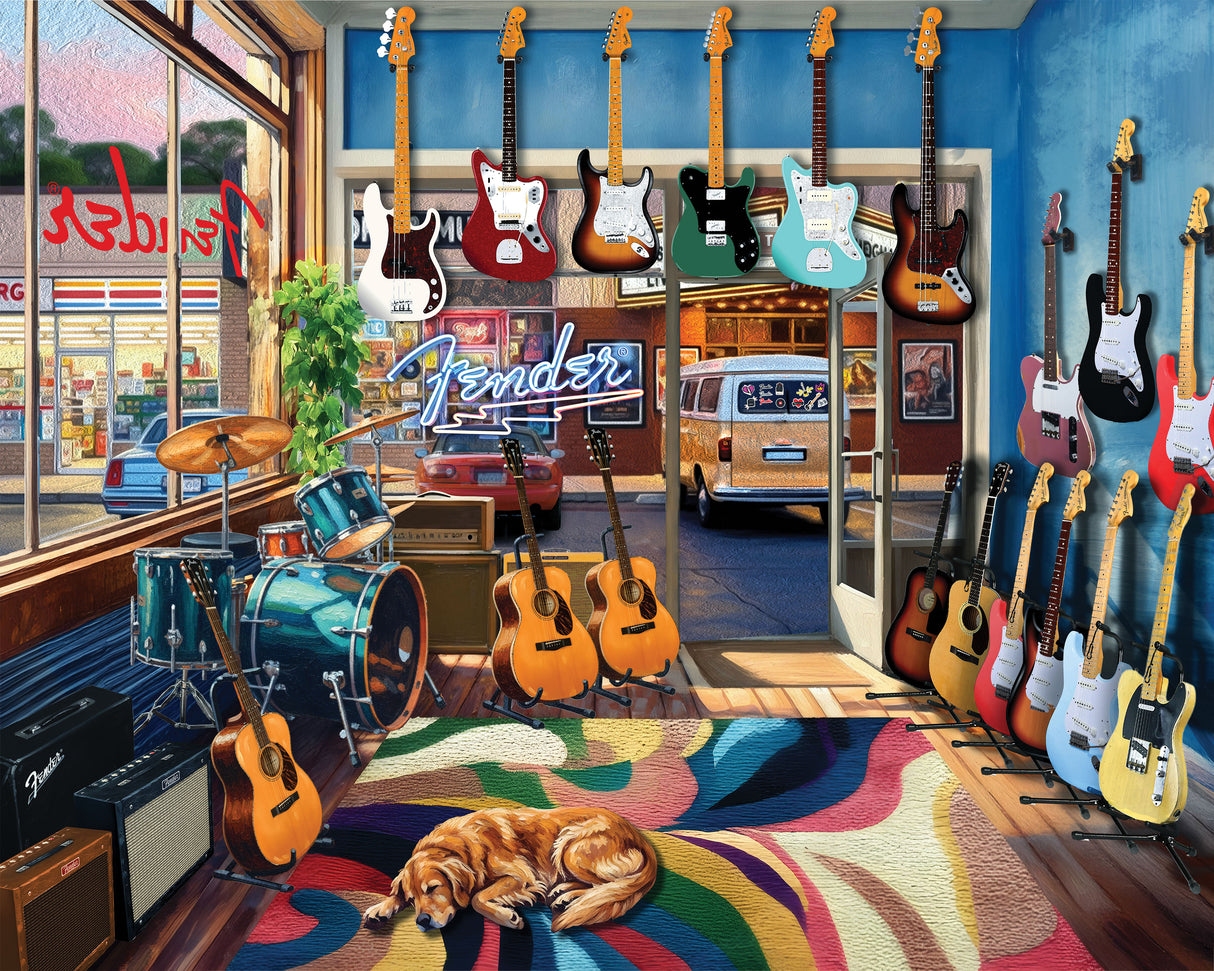 Fender "Guitar Shop" Jigsaw Puzzle