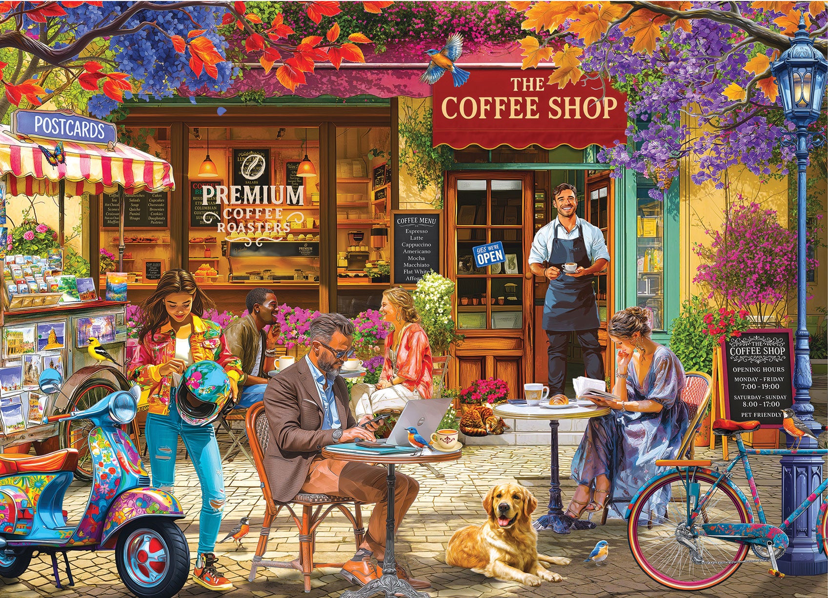 The Coffee Shop Jigsaw Puzzle – Mary Maxim
