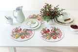 Festive Cardinals Cork Placemats